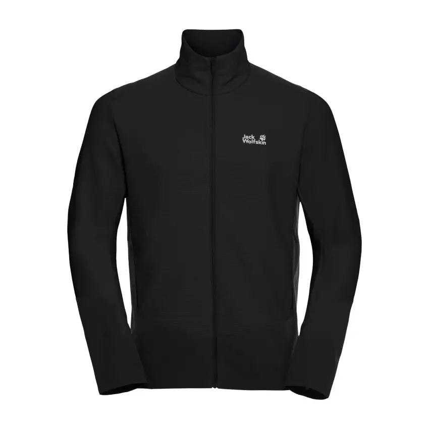 Jack Wolfskin Ridge Hike Fz Siyah Erkek Sweatshirt - 4