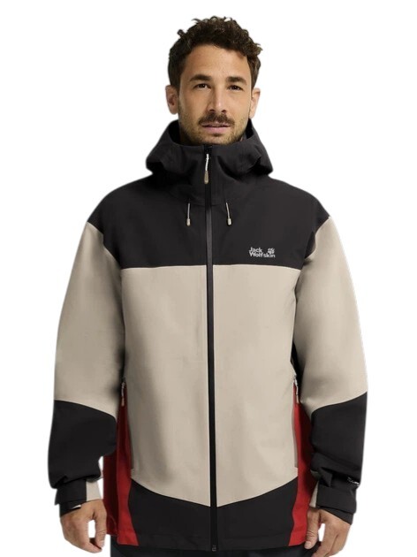 Jack Wolfskin Rockpaw 3L Bej Erkek Mont - Jack Wolfskin