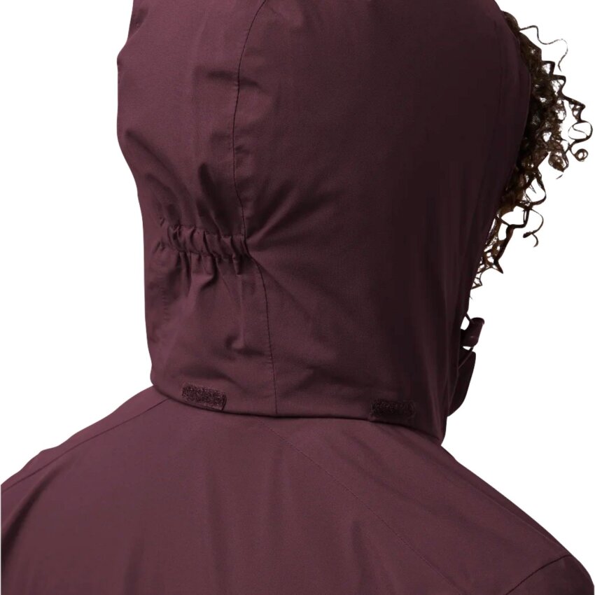 Jack Wolfskin Rotwand 3IN1 Bordo Kadın Mont - 6