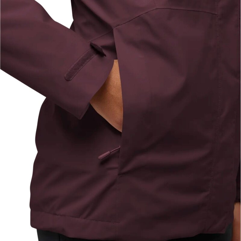 Jack Wolfskin Rotwand 3IN1 Bordo Kadın Mont - 8