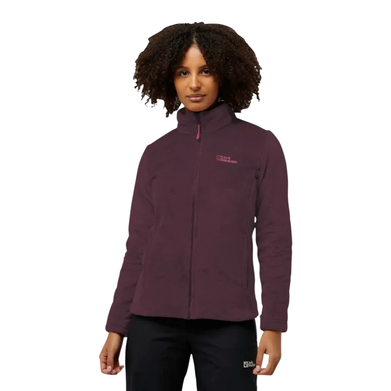 Jack Wolfskin Rotwand 3IN1 Bordo Kadın Mont - 3