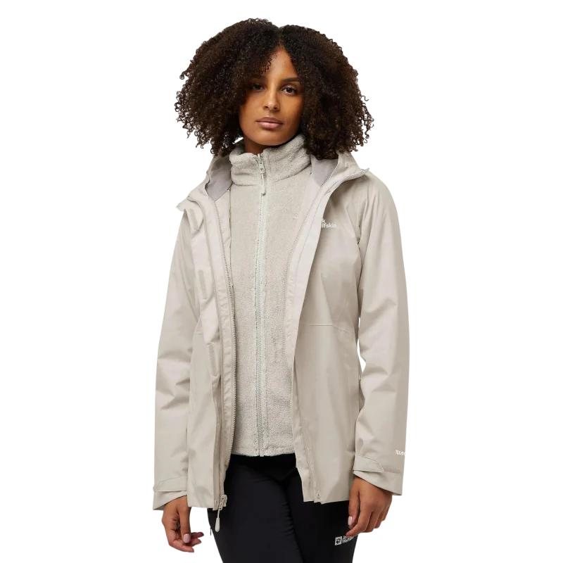 Jack Wolfskin Rotwand 3IN3 Beyaz Kadın Mont - 1