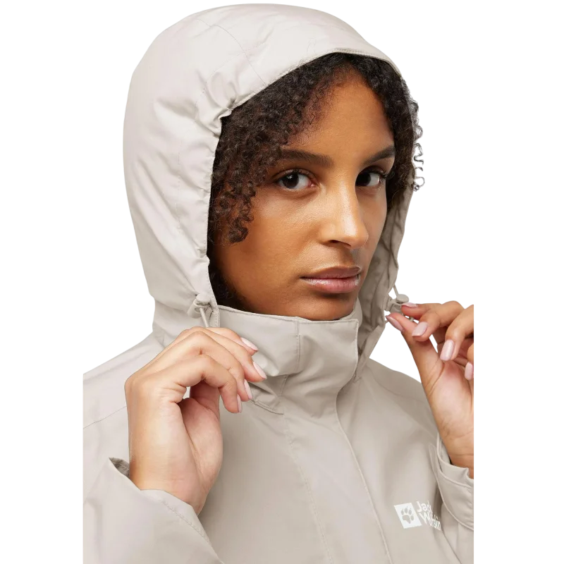 Jack Wolfskin Rotwand 3IN3 Beyaz Kadın Mont - 8