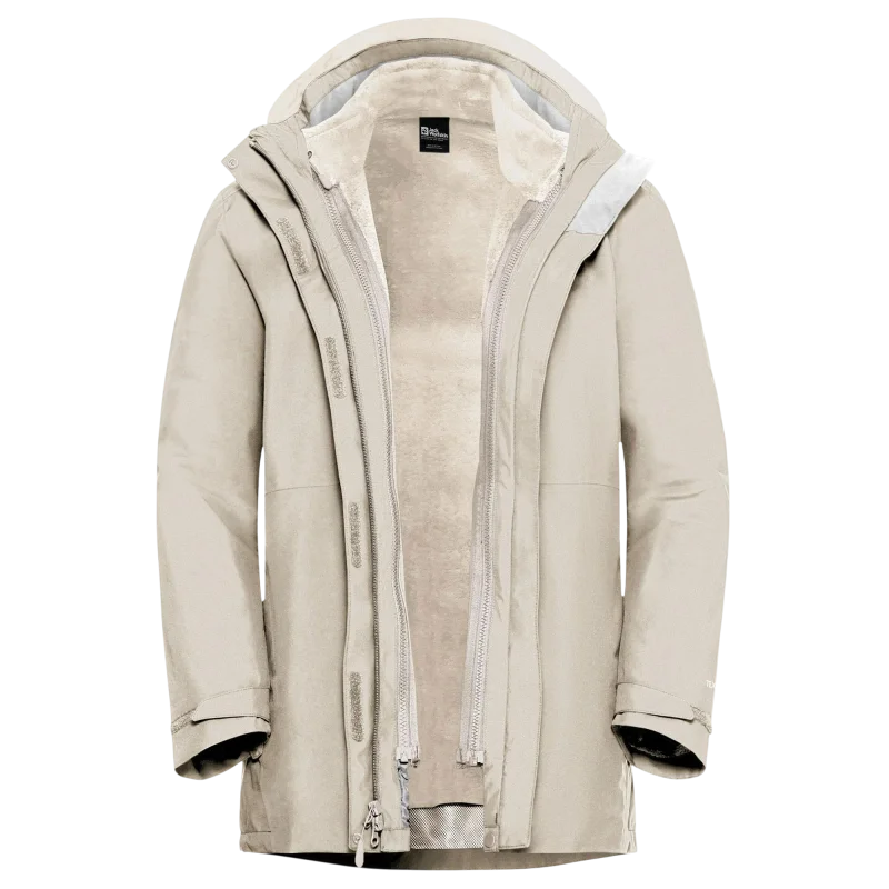Jack Wolfskin Rotwand 3IN3 Beyaz Kadın Mont - 15
