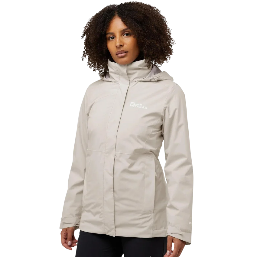 Jack Wolfskin Rotwand 3IN3 Beyaz Kadın Mont - 16
