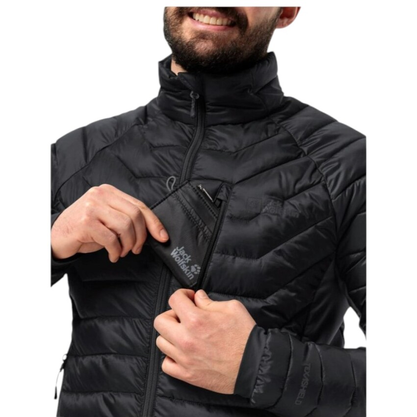 Jack Wolfskin Routeburn Pro Ins Siyah Erkek Mont - 4