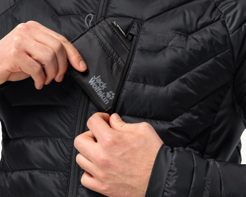 Jack Wolfskin Routeburn Pro Ins Siyah Erkek Mont - 3