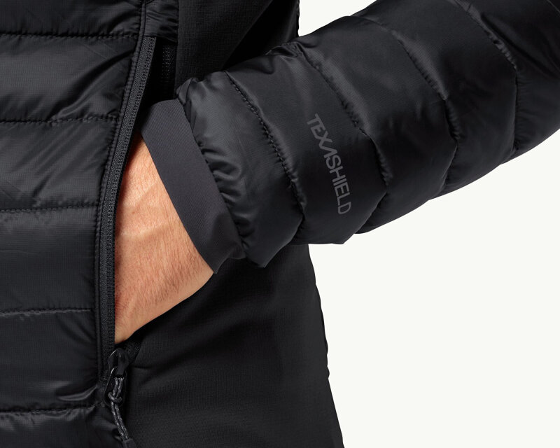 Jack Wolfskin Routeburn Pro Ins Siyah Erkek Mont - 4