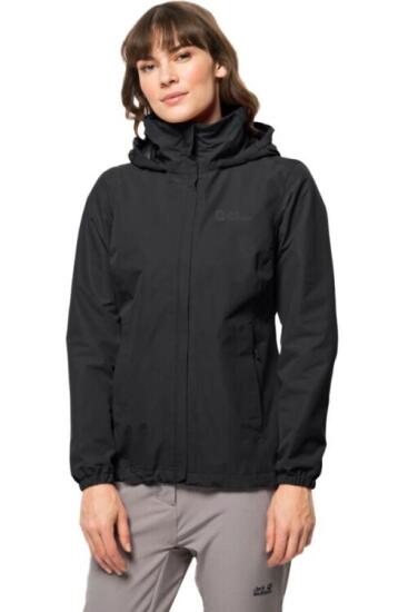 Jack Wolfskin STORMY POINT 2L JKT W SİYAH Kadın Mont - 1