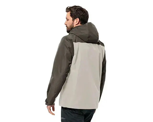 Jack Wolfskin Taubenberg 3IN1 Jkt M Bej Erkek Mont - 5