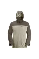 Jack Wolfskin Taubenberg 3IN1 Jkt M Bej Erkek Mont - 5