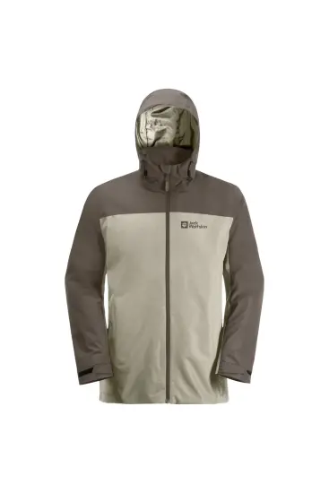 Jack Wolfskin Taubenberg 3IN1 Jkt M Bej Erkek Mont - 5