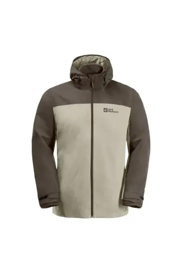 Jack Wolfskin Taubenberg 3IN1 Jkt M Bej Erkek Mont - 6