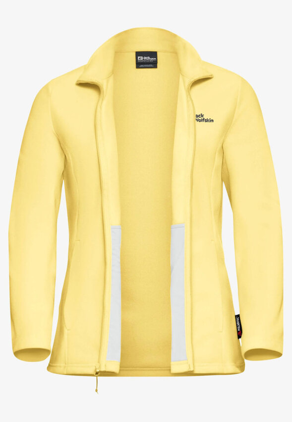 Jack Wolfskin Taunus FZ Sarı Kadın Polar - 6