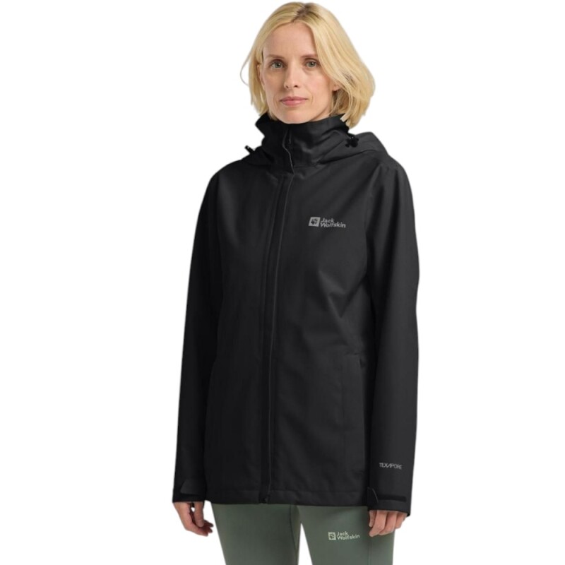 Jack Wolfskin Trailtime 2L Siyah Kadın Mont - 1