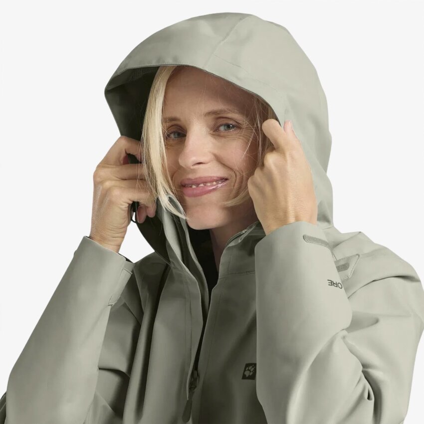 Jack Wolfskin Trailtime 2L Yeşil Kadın Mont - 4