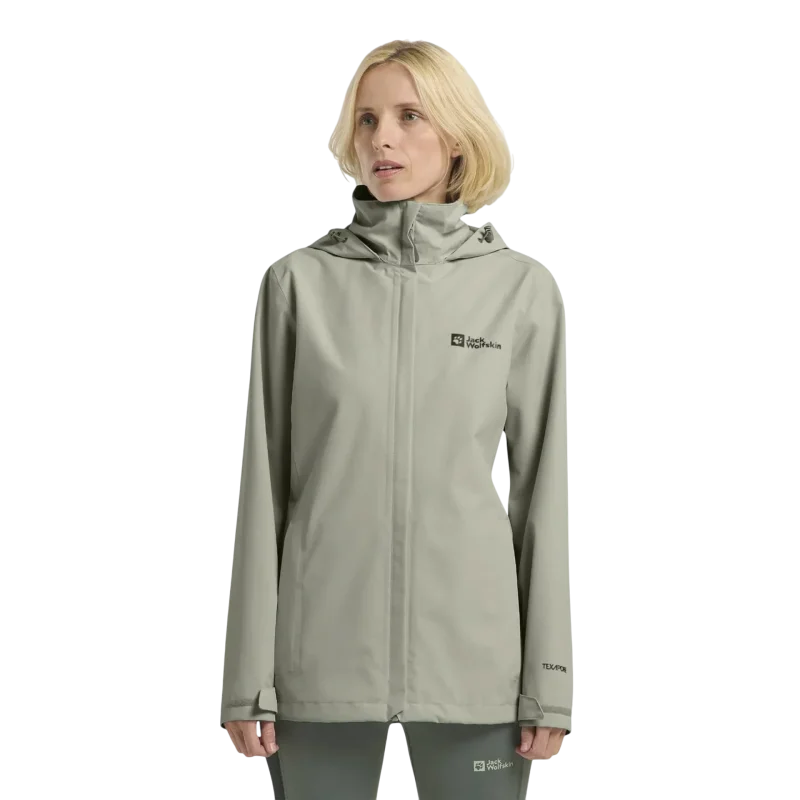 Jack Wolfskin Trailtime 2L Yeşil Kadın Mont 