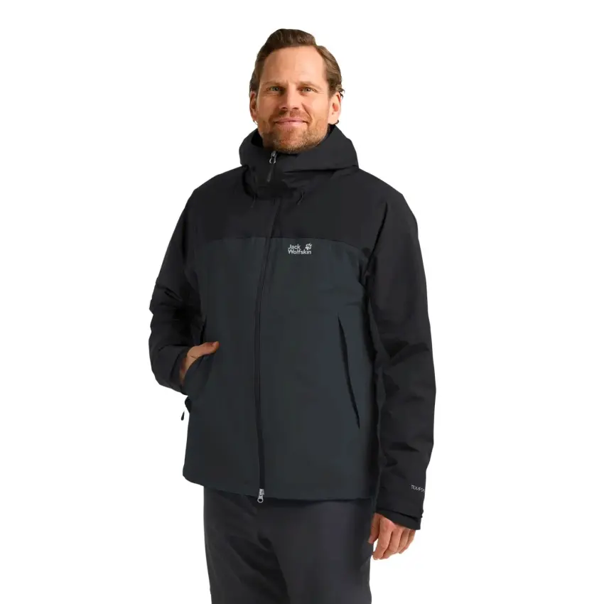 Jack Wolfskin Wild Places 3IN1 Antrasit Erkek Mont - 2