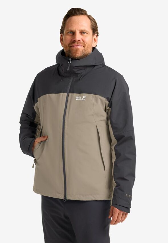 Jack Wolfskin Wild Places 3IN1 Bej Erkek Mont - 7