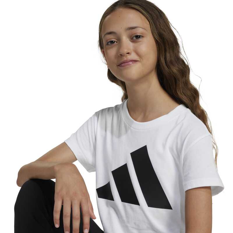 Adidas Essentials Beyaz Çocuk Tshirt - 10