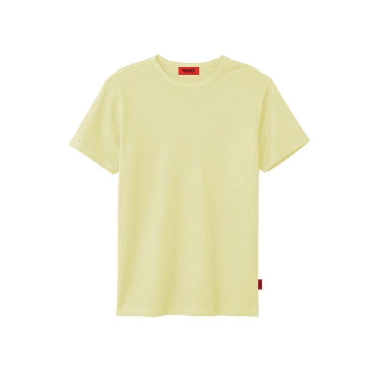John Frank JOHN FRANK BASIC T-SHIRT PİKE SARI Erkek Tshirt JFTPI01-025 - 2