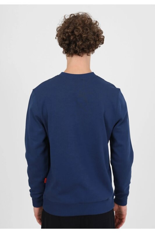 John Frank JOHN FRANK COOL SWEATSHIRT Saks-Mavi Erkek Sweatshirt JFSTCOOL35-802 - 4