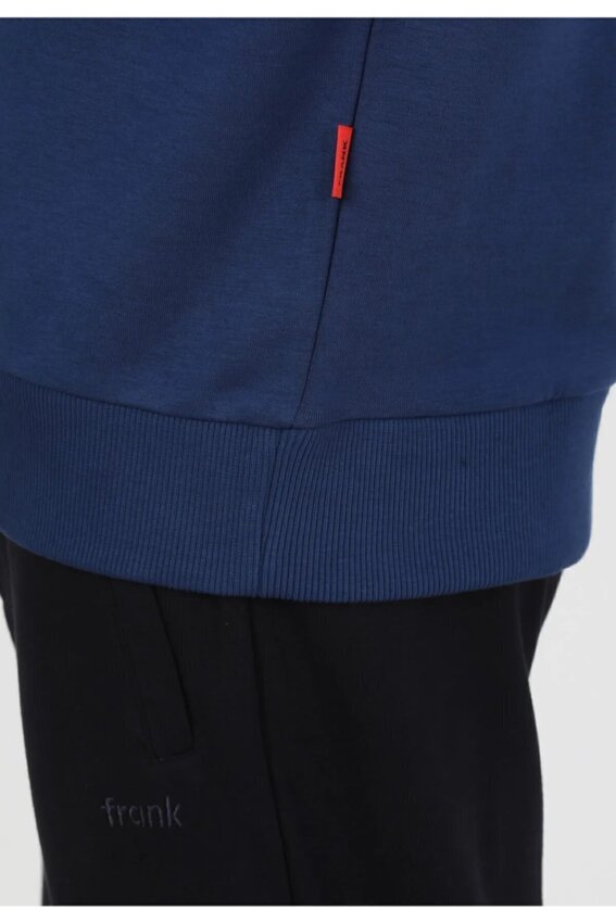 John Frank JOHN FRANK COOL SWEATSHIRT Saks-Mavi Erkek Sweatshirt JFSTCOOL35-802 - 5