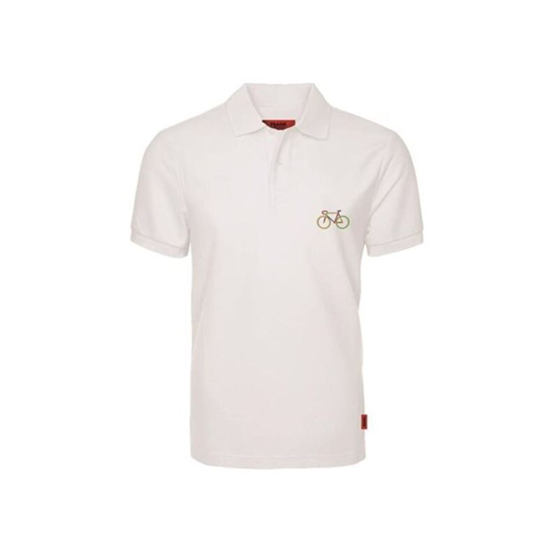 John Frank JOHN FRANK IDENTITY POLO T-SHIRT BEYAZ Erkek Polo Tshirt JFTPOLO16-BIKE-004 - 2