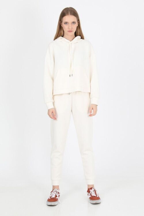John Frank JOHN FRANK WOMAN SPORTS&LOUNGEWEAR JOGGING EKRU Kadın Eşofman Altı WJFJG02-COMFY-592 - 1