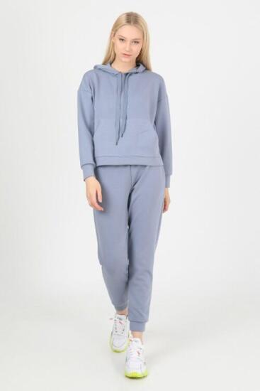 John Frank JOHN FRANK WOMAN SPORTS&LOUNGEWEAR JOGGING Mavi Kadın Eşofman Altı - 1