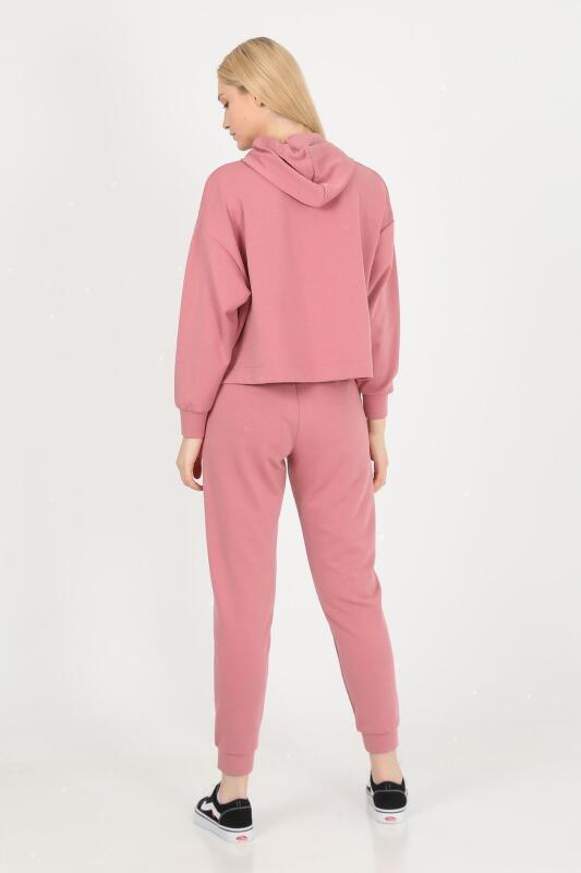 John Frank JOHN FRANK WOMAN SPORTS&LOUNGEWEAR JOGGING Pembe Kadın Eşofman Altı WJFJG02-COMFY-011 - 2