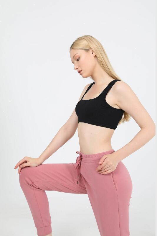 John Frank JOHN FRANK WOMAN SPORTS&LOUNGEWEAR JOGGING Pembe Kadın Eşofman Altı WJFJG02-COMFY-011 - 3