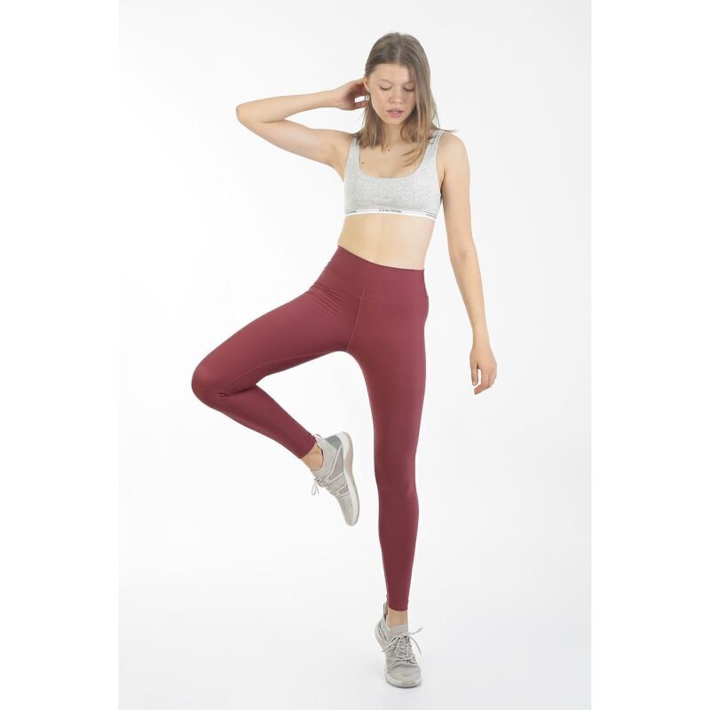 John Frank JOHN FRANK WOMEN DÜZ RENKLI TAYT Gül Kurusu Kadın Tayt WJFLEG01-044 - 2