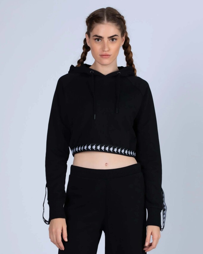 Kappa 222 BANDA VANITY TK SİYAH Kadın Sweatshirt - 2