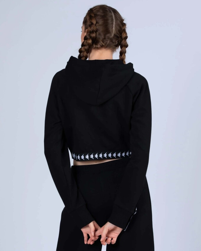 Kappa 222 BANDA VANITY TK SİYAH Kadın Sweatshirt - 5