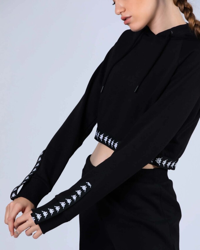 Kappa 222 BANDA VANITY TK SİYAH Kadın Sweatshirt - 11