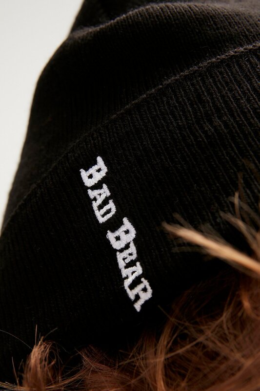 Bad Bear Label Beanie Siyah Erkek Bere - Bad Bear (1)