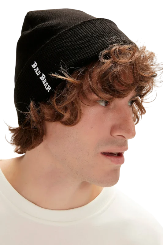 Bad Bear Label Beanie Siyah Erkek Bere 