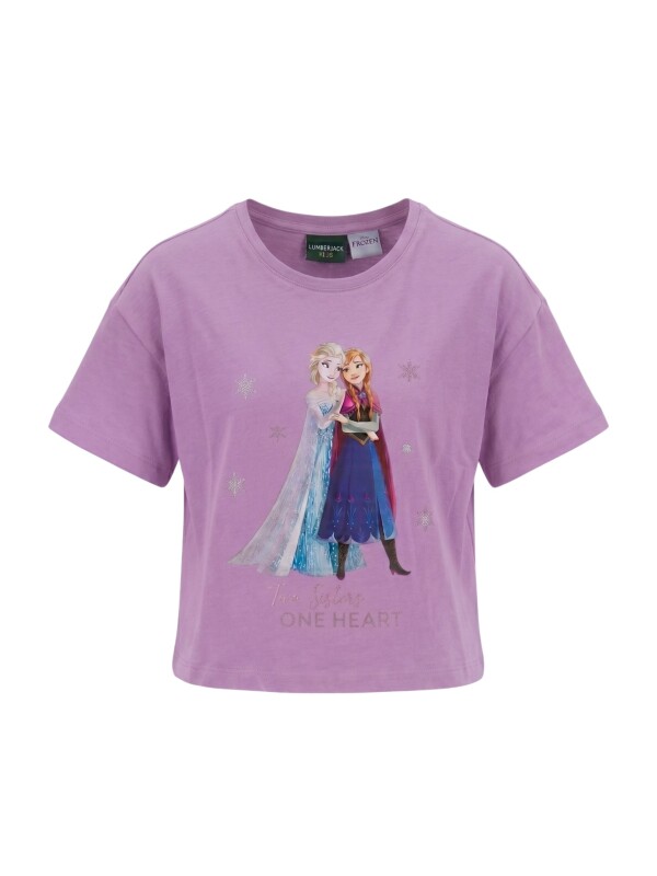 Lisanslı Ürünler 6M GL Frozen-2 Mor Çocuk Tshirt - 1