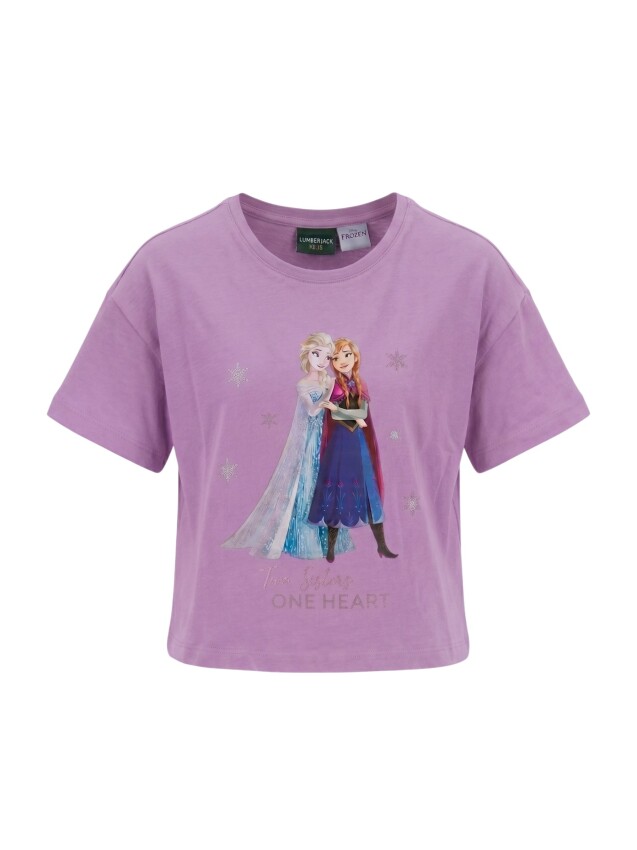 Lisanslı Ürünler 6M GL Frozen-2 Mor Çocuk Tshirt - 1