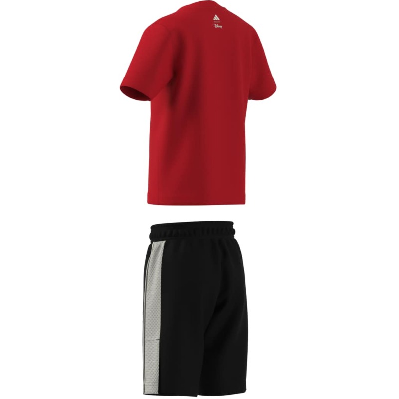 Adidas Disney Mickey Mouse Set Kırmızı Çocuk Şort Tshirt Takım - 8