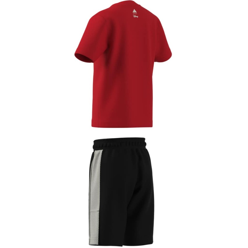 Adidas Disney Mickey Mouse Set Kırmızı Çocuk Şort Tshirt Takım - 8