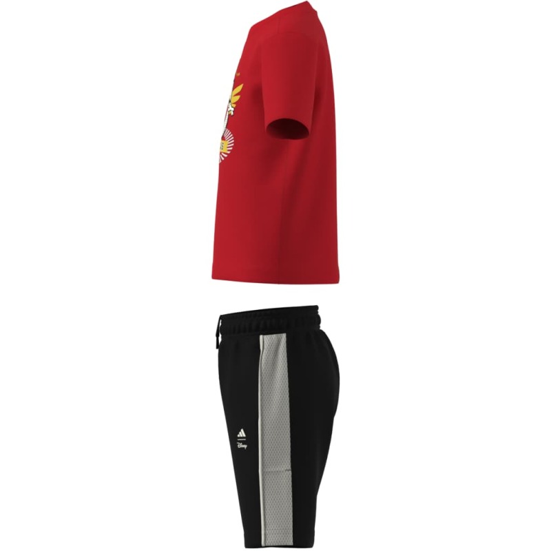 Adidas Disney Mickey Mouse Set Kırmızı Çocuk Şort Tshirt Takım - 9