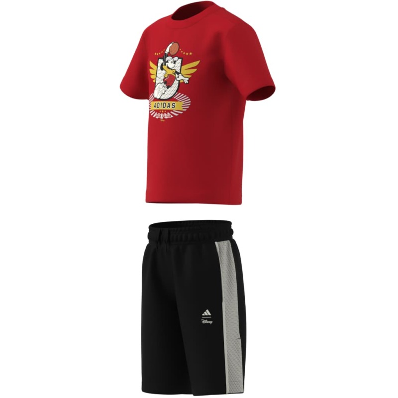 Adidas Disney Mickey Mouse Set Kırmızı Çocuk Şort Tshirt Takım - 10