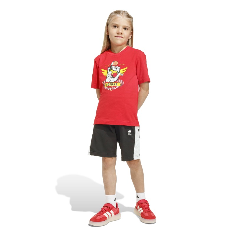 Adidas Disney Mickey Mouse Set Kırmızı Çocuk Şort Tshirt Takım - 13