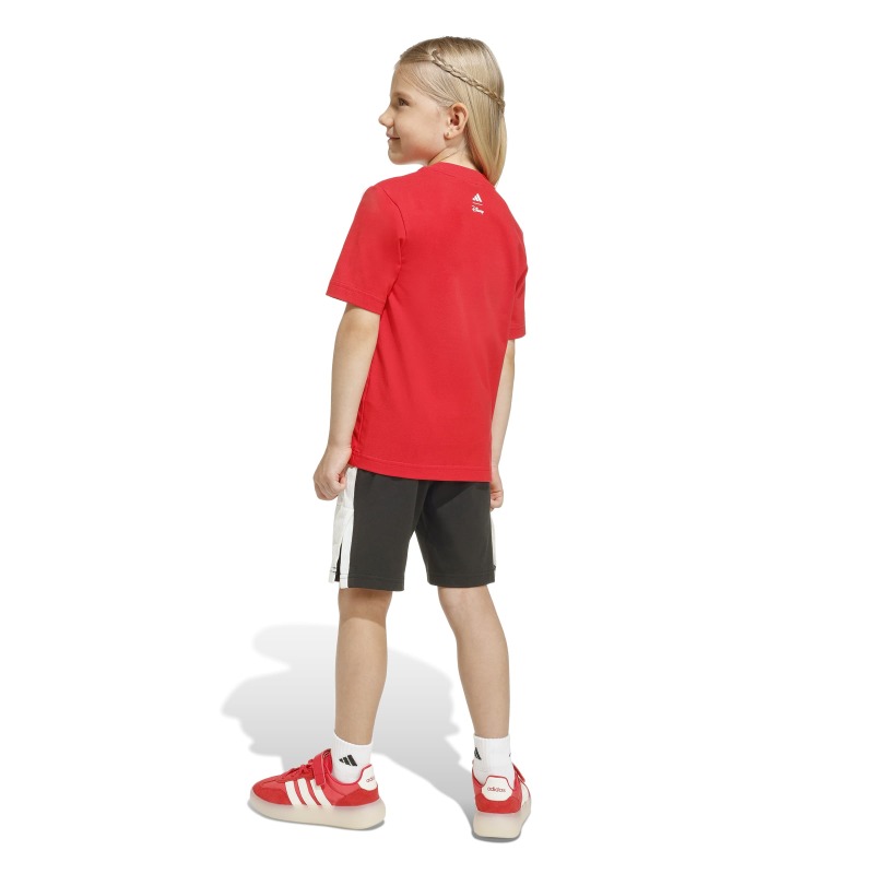 Adidas Disney Mickey Mouse Set Kırmızı Çocuk Şort Tshirt Takım - 14