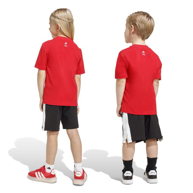 Adidas Disney Mickey Mouse Set Kırmızı Çocuk Şort Tshirt Takım - 18