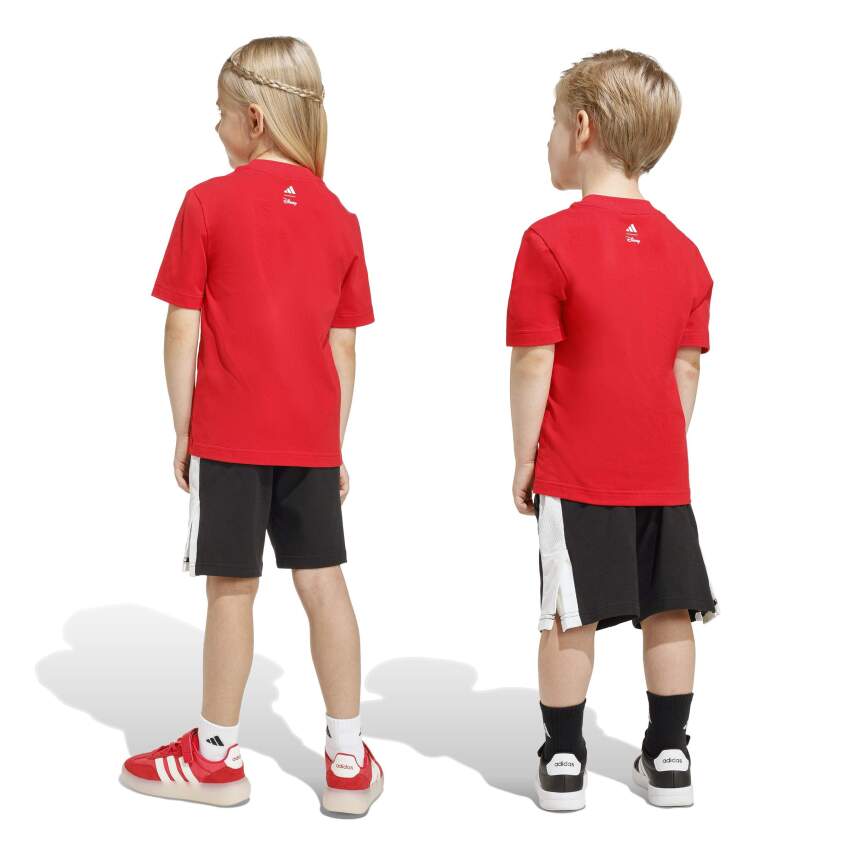 Adidas Disney Mickey Mouse Set Kırmızı Çocuk Şort Tshirt Takım - 18
