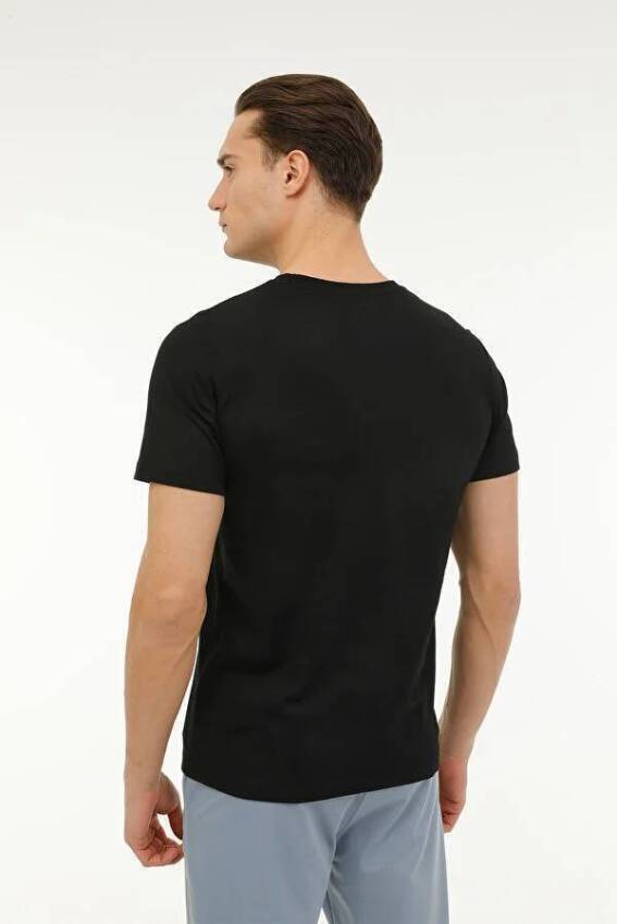 Lumberjack 4M M-CT102 BSC C NK T-SH 4FX SİYAH Erkek Tshirt - 2