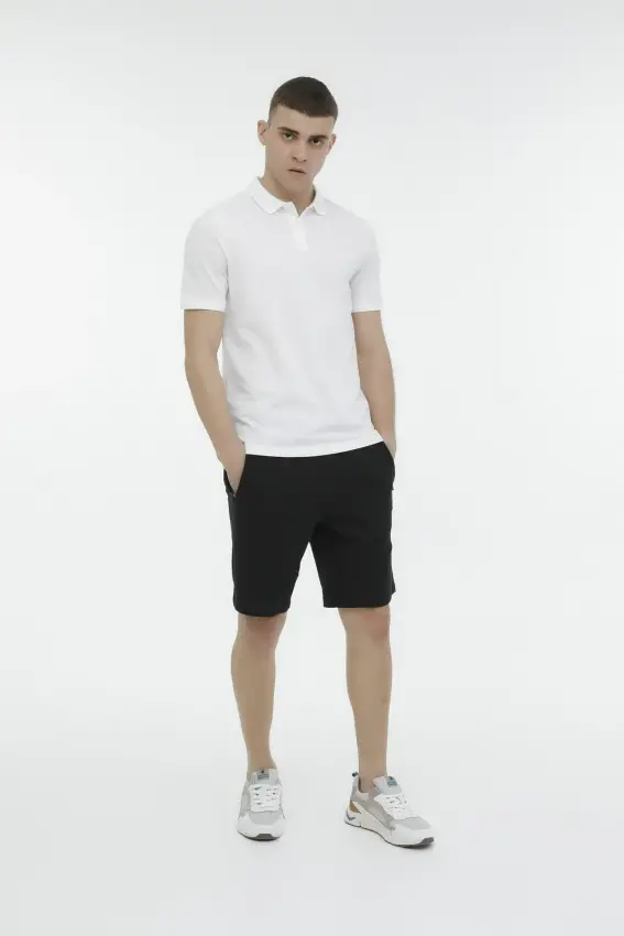 Lumberjack 4M M-CT953 BASIC P.T-SH 4FX BEYAZ Erkek Polo Tshirt - 3
